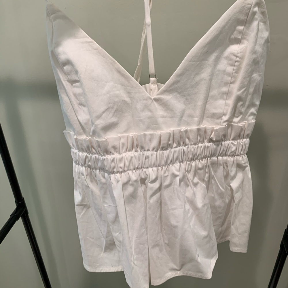 White crop top